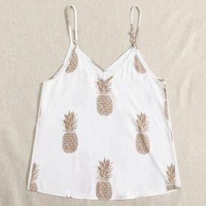SHEIN Curve 1X pineapple tank